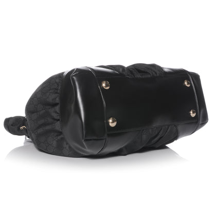 Gucci Nylon Monogram Full Moon Tote Black 4 of 8