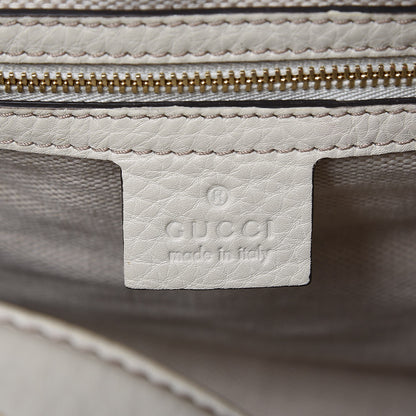 Gucci Pebbled Calfskin Medium Soho Boston Off White 5 of 21