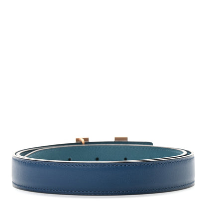 Hermes Swift Epsom 24mm Constance H Belt 85 Bleu Saphir Colvert 2 of 6