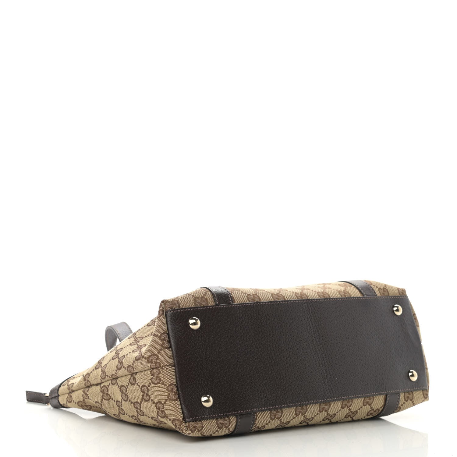 Gucci Monogram Medium Abbey Tote Dark Brown 4 of 10