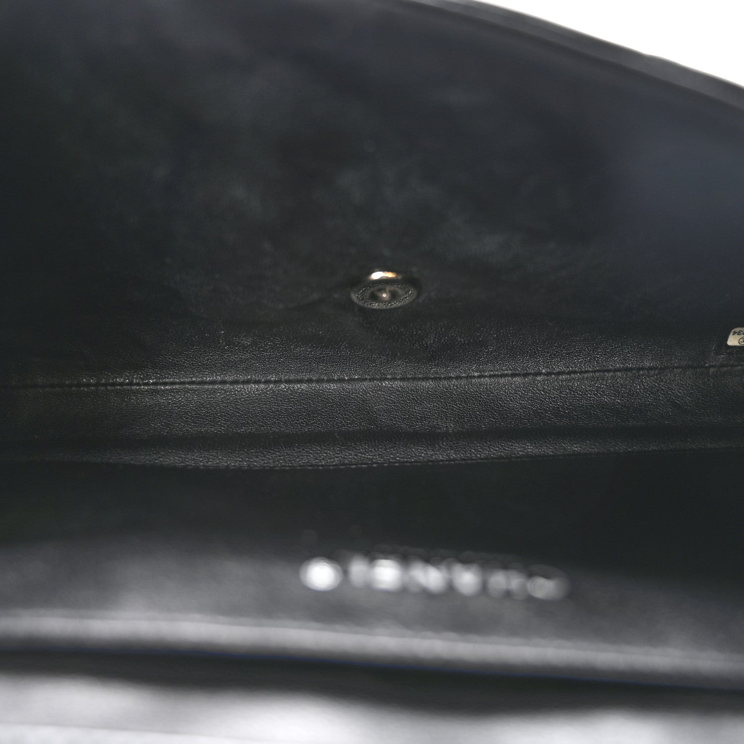 Chanel Patent Quilted Clutch with Chain Flap Black 5 of 13