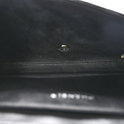 Chanel Patent Quilted Clutch with Chain Flap Black 5 of 13