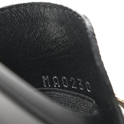 Louis Vuitton Monogram Calfskin Academy Loafers Pumps 38.5 Black 8 of 8