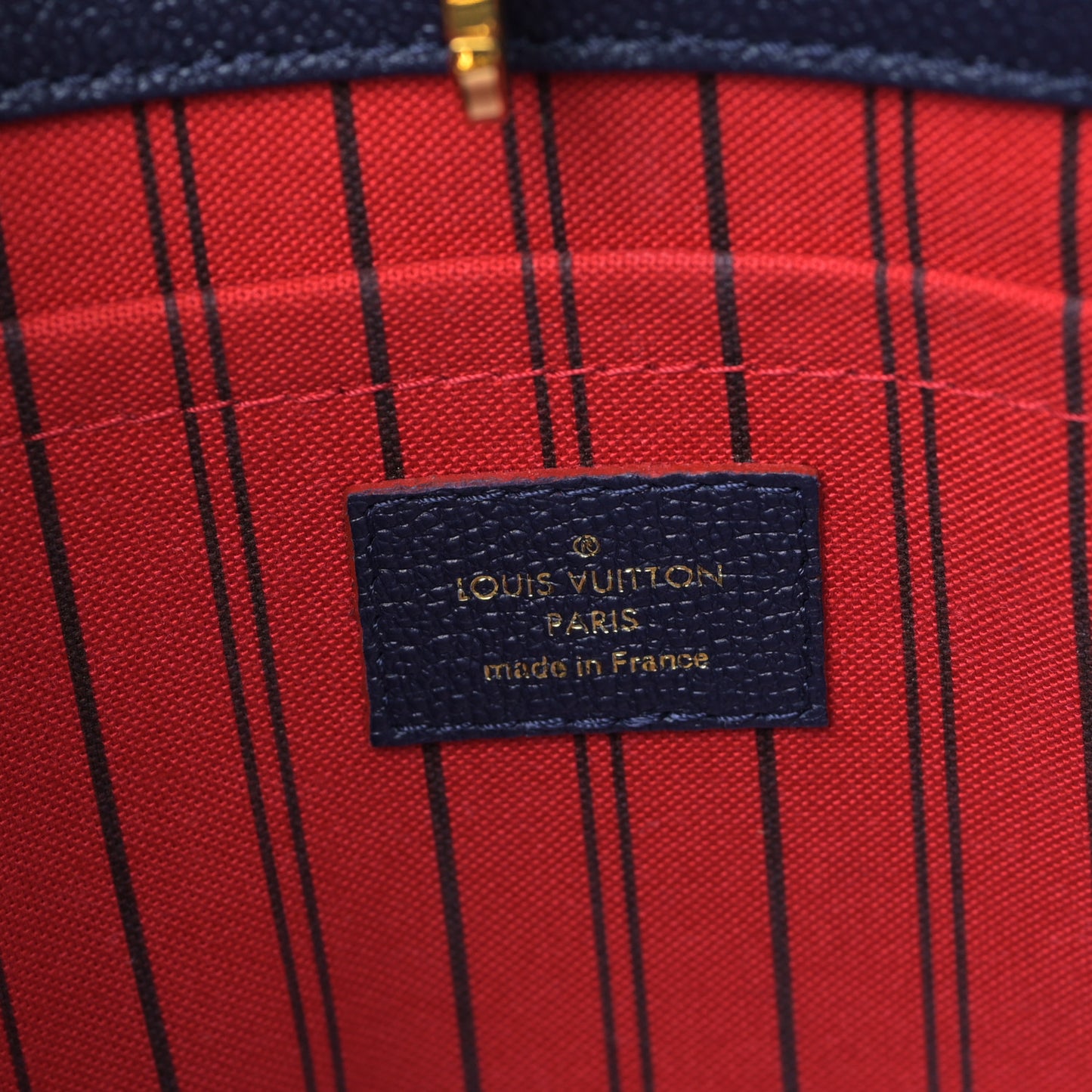 Empreinte Montaigne MM Marine Rouge