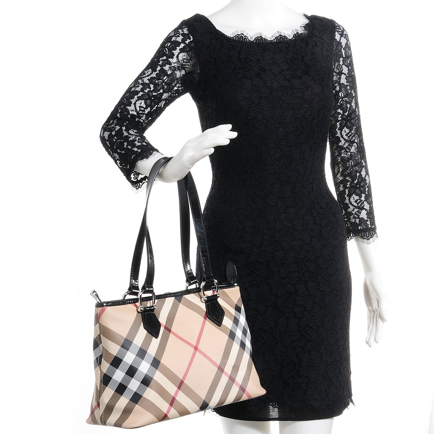 Supernova Check Stanton Tote Black