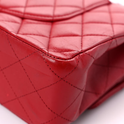 Chanel Lambskin Quilted Medium Double Flap Red 11 of 20