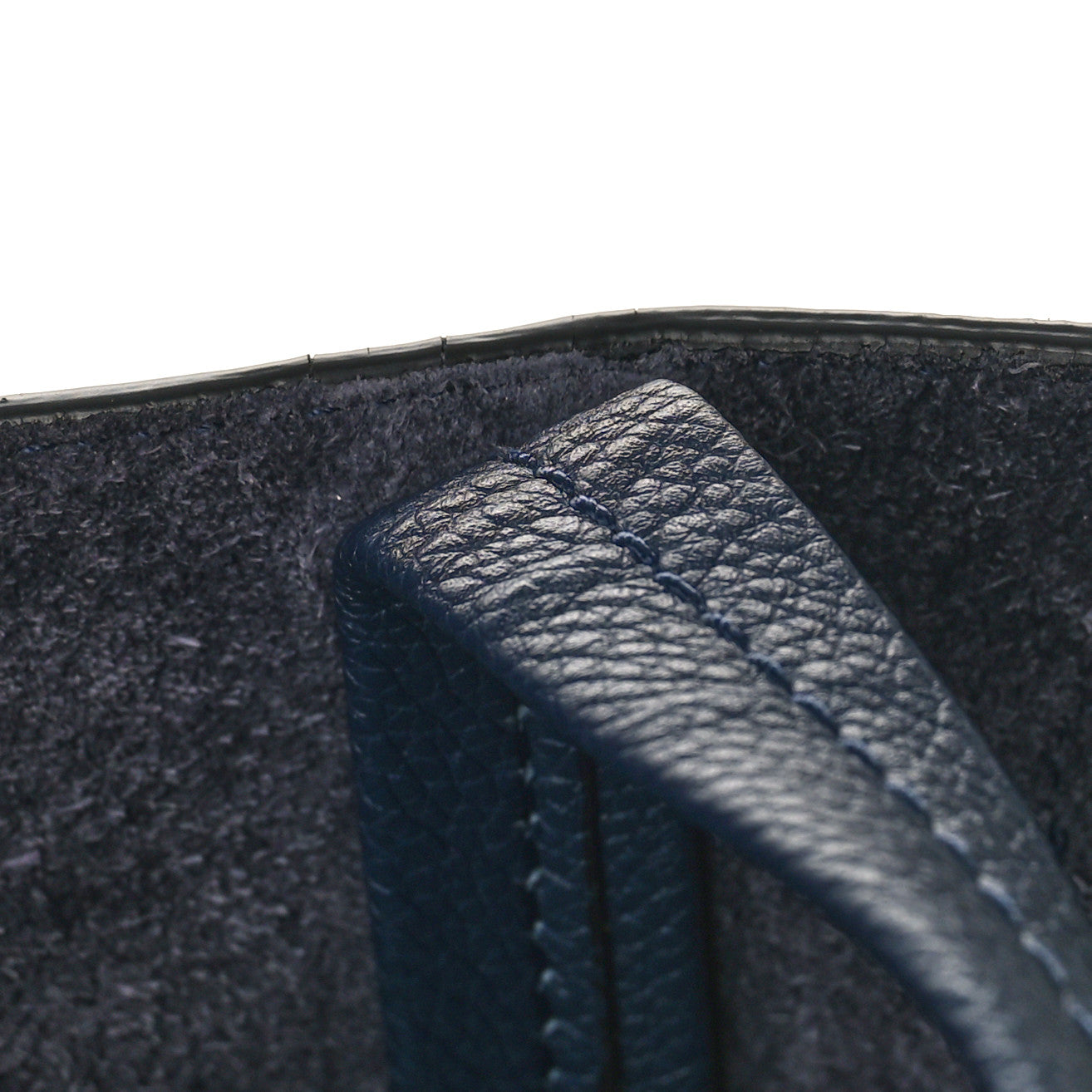 Celine Soft Grained Calfskin Small Belt Cabas Phantom Dark Blue 11 of 11