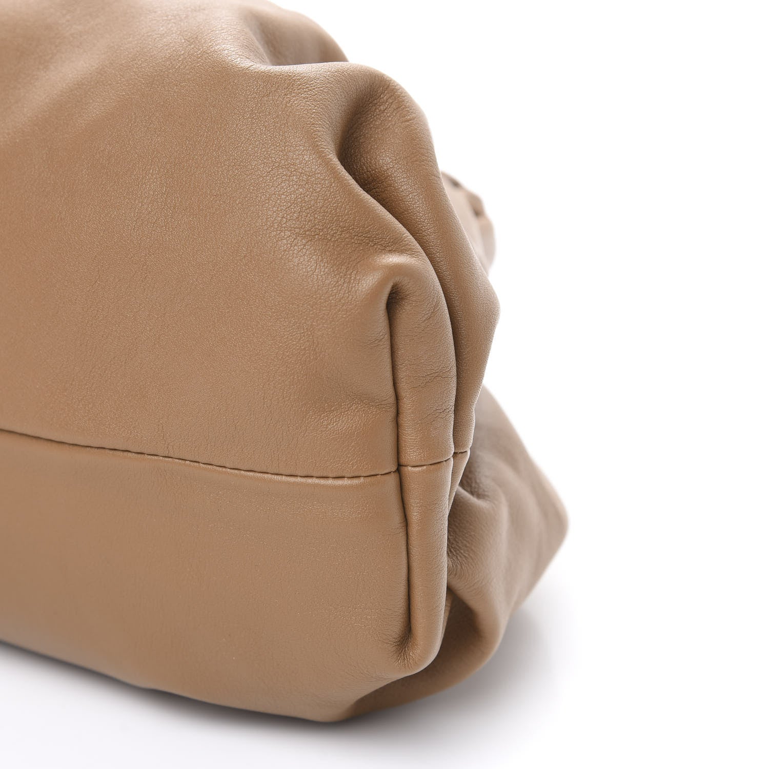 Bottega Veneta Smooth Butter Calf The Pouch Oversized Clutch Cammello 10 of 12