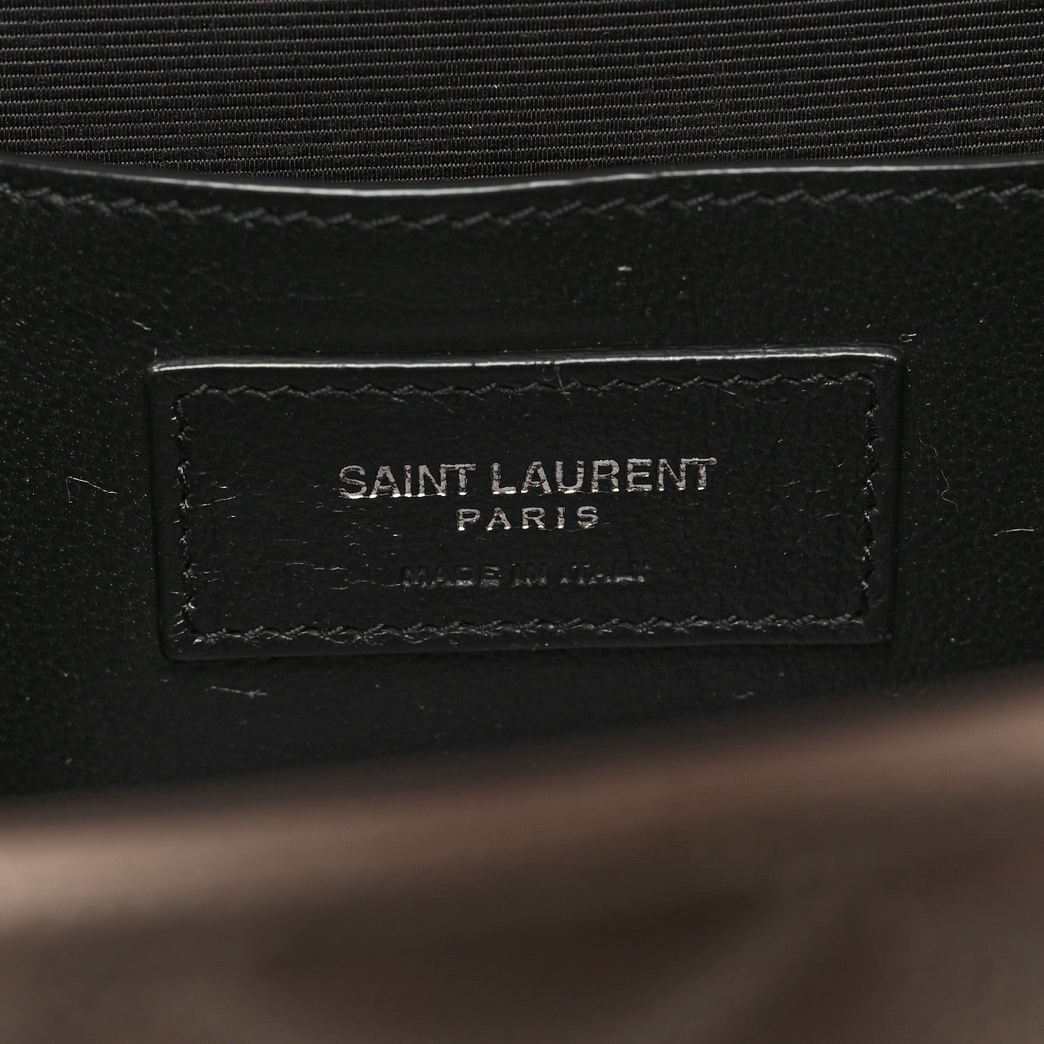 Saint Laurent Grain De Poudre Textured Mixed Matelasse Medium Triquilt Monogram Satchel Marble Pink 6 of 11