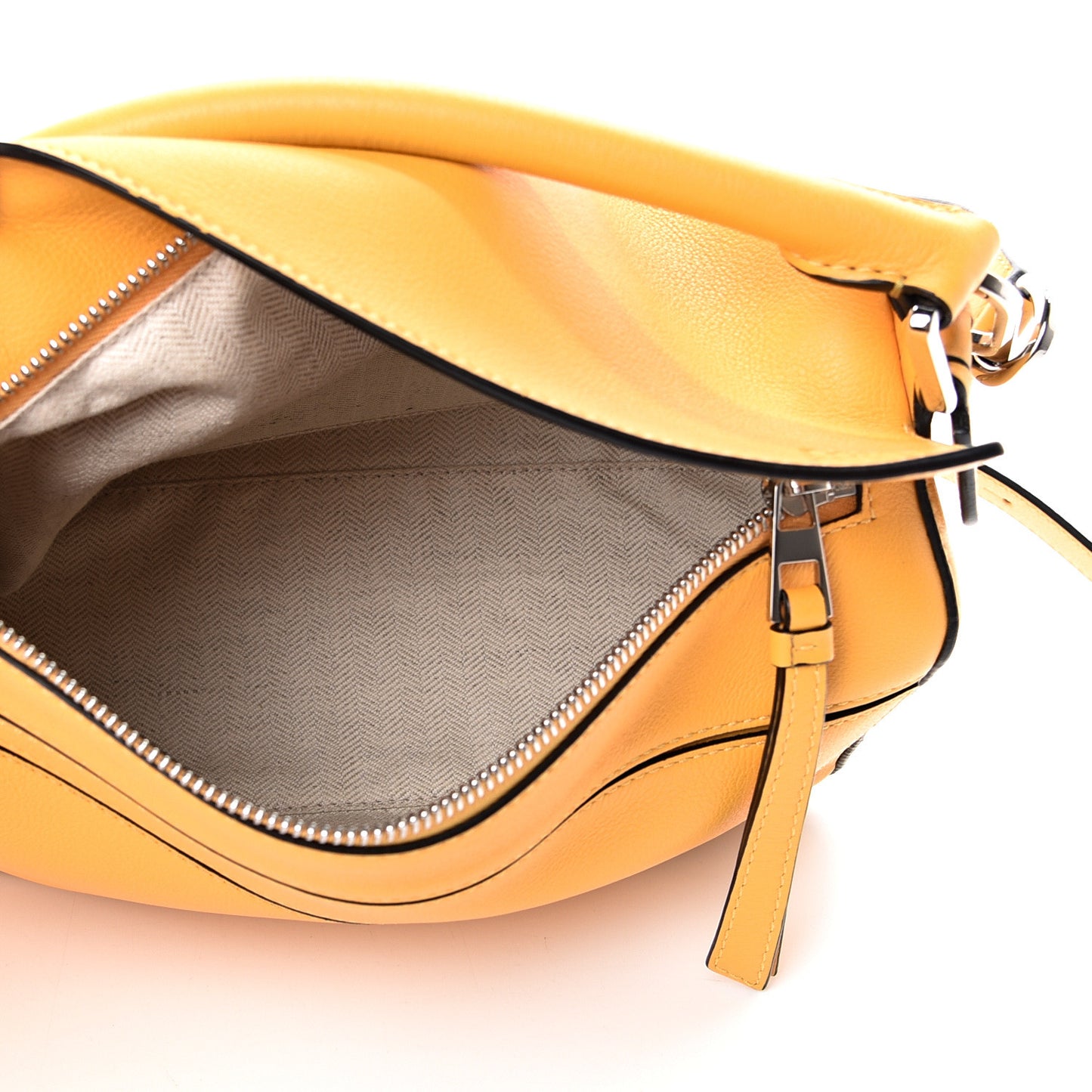 Calfskin Small Puzzle Bag Narcisus Yellow