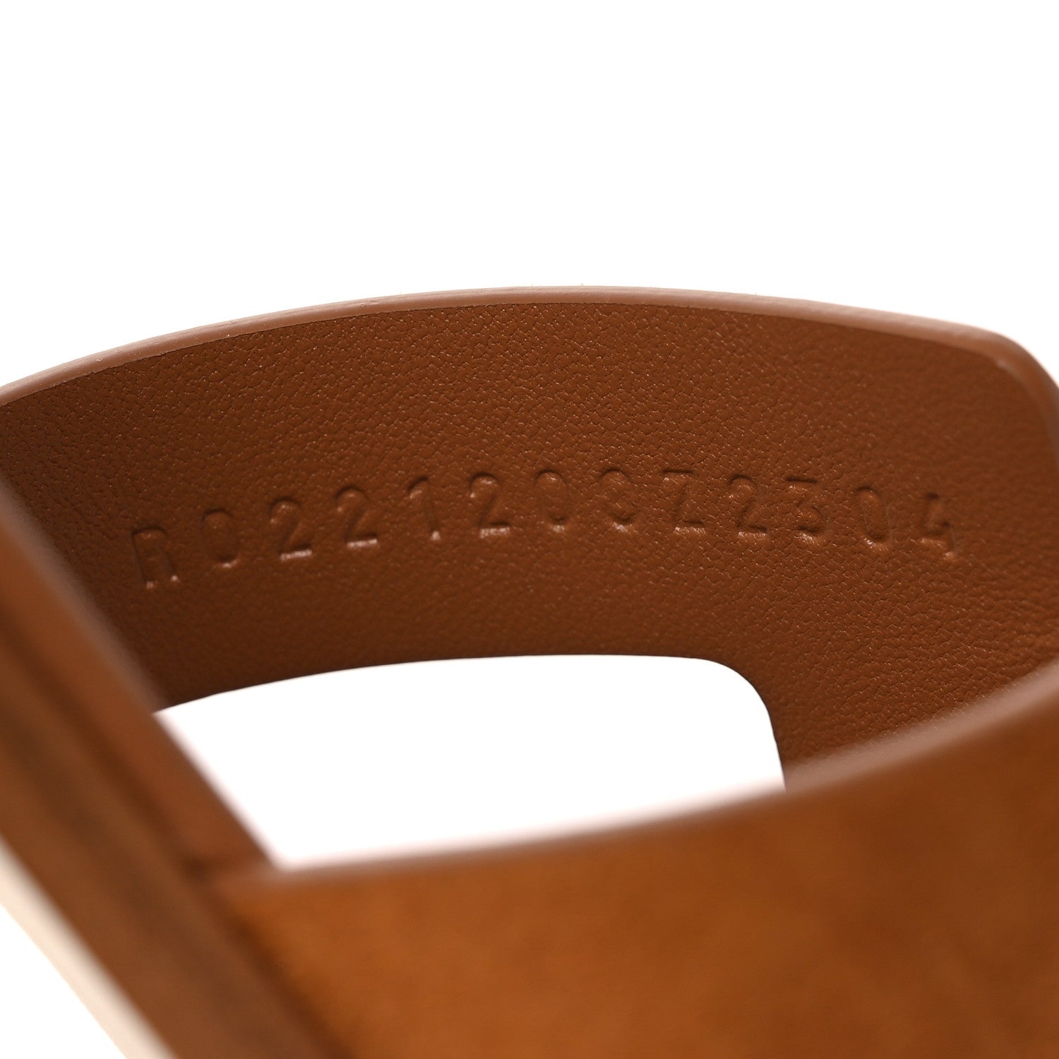 Hermes Suede Goatskin Oran Sandals 36.5 Naturel 10 of 11