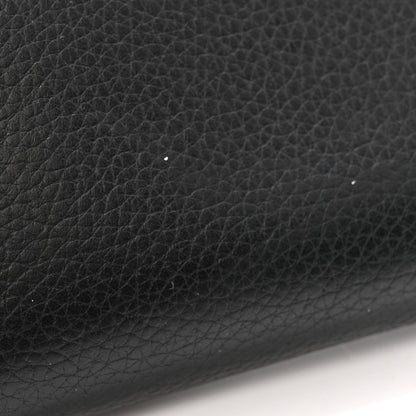 Christian Louboutin Calfskin Panettone Zip Around Wallet Loubi Red Black 11 of 12