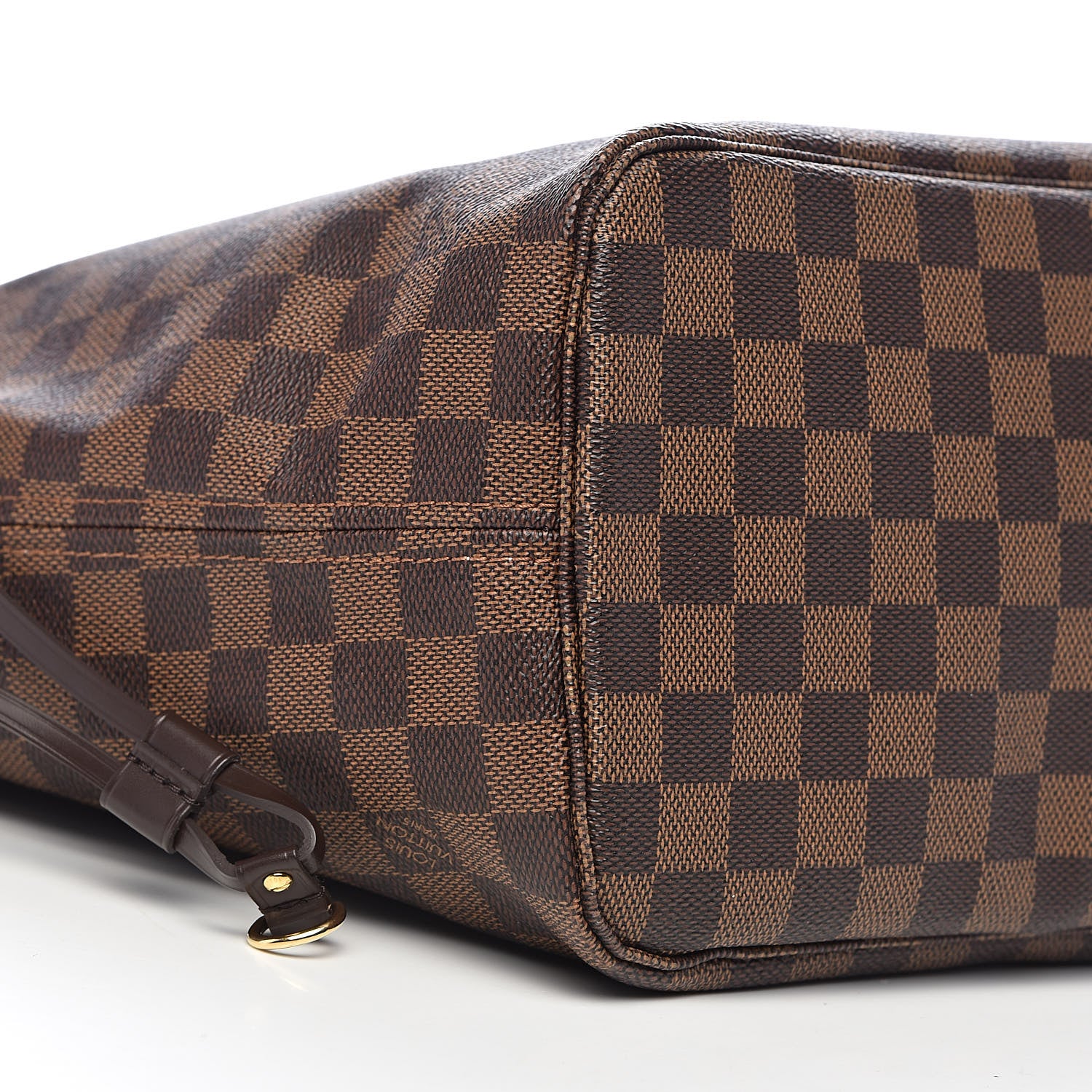 Louis Vuitton Damier Ebene Neo Neverfull MM Rose Ballerine 9 of 11