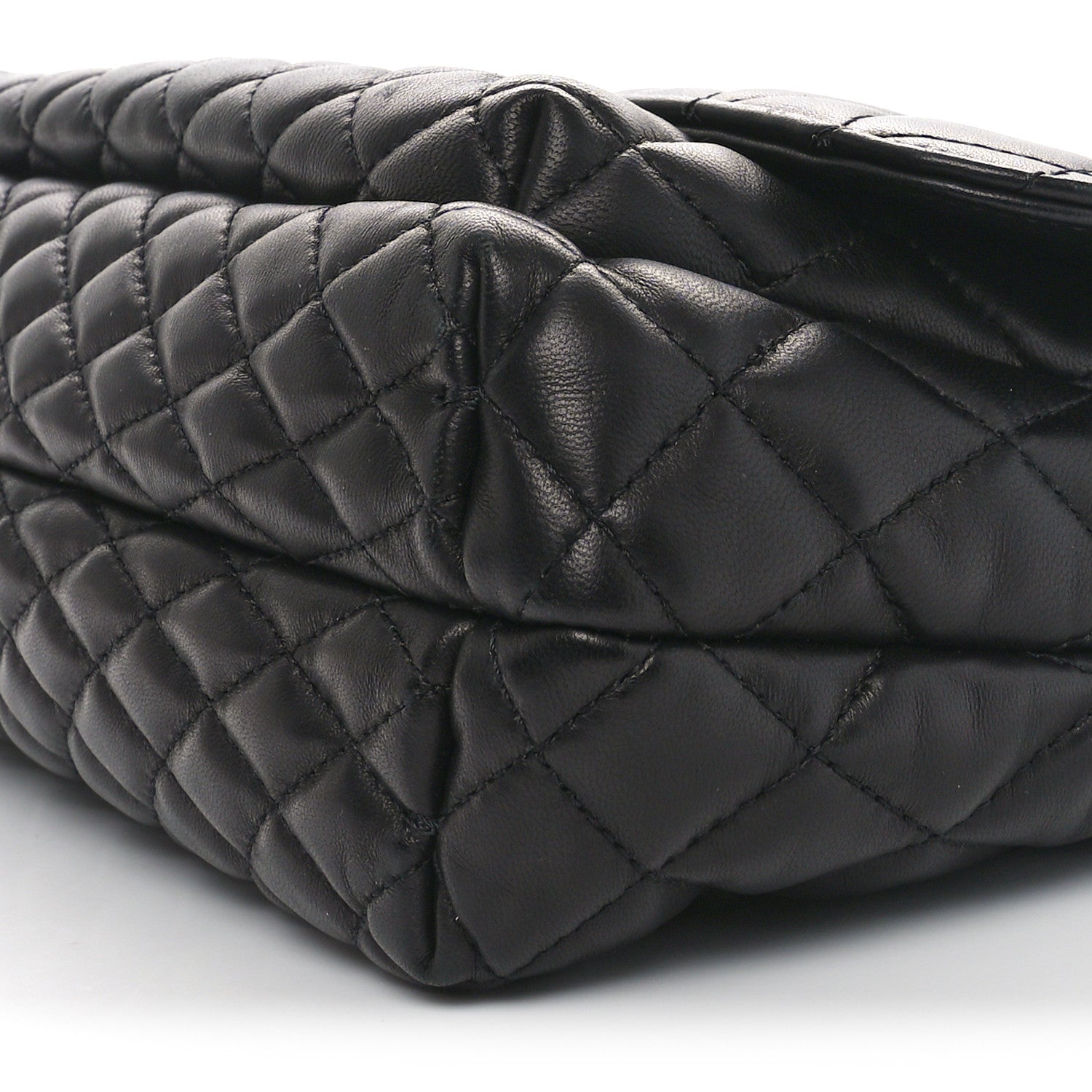 Lanvin Calfskin Matelasse Medium Happy Shoulder Bag Black 9 of 9