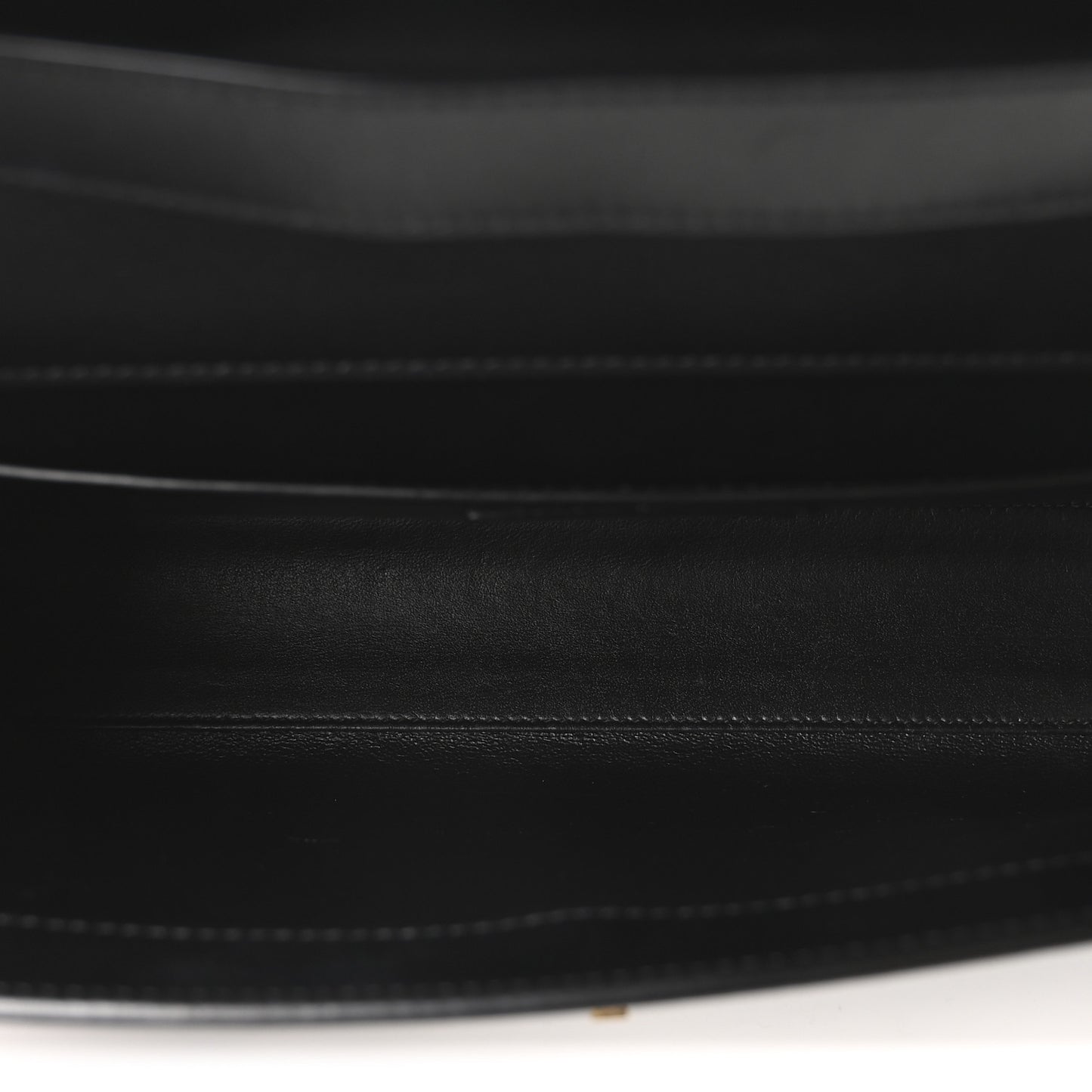 Smooth Calfskin Manhattan Shoulder Bag Black