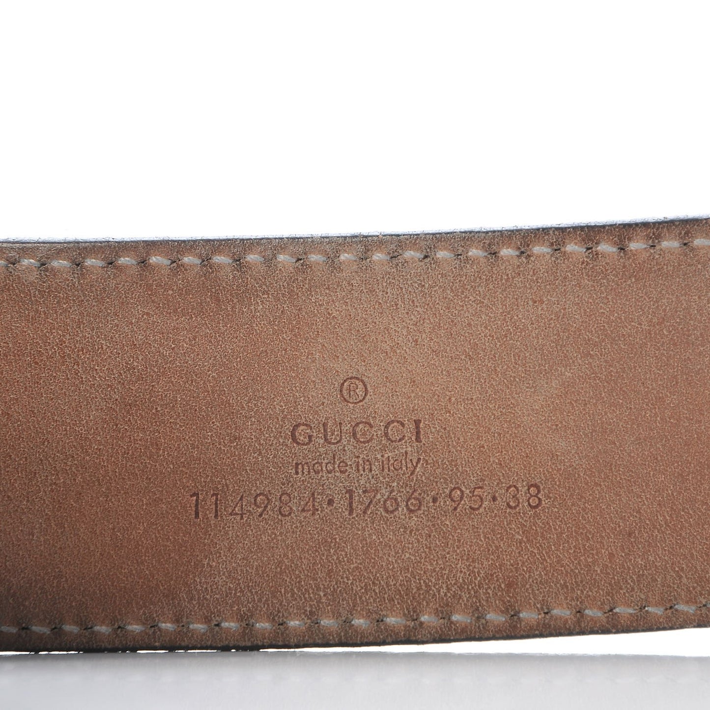 Calfskin Web Interlocking G Belt 95 38 Black