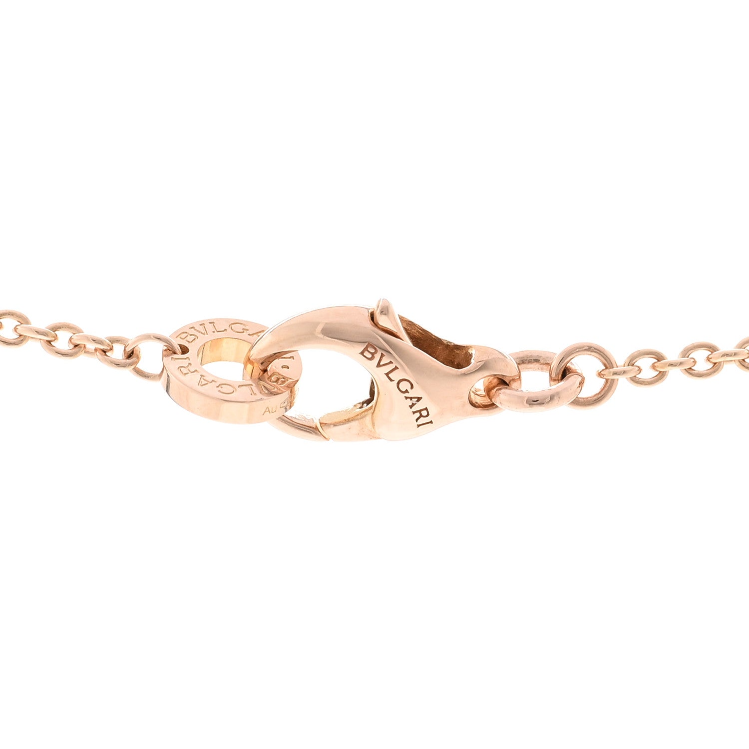 Bulgari 18K Rose Gold Diamond B.Zero1 Legend Pendant Necklace 4 of 4