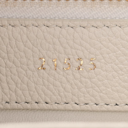 Celine Grained Calfskin Small 16 Top Handle Bag White 9 of 14