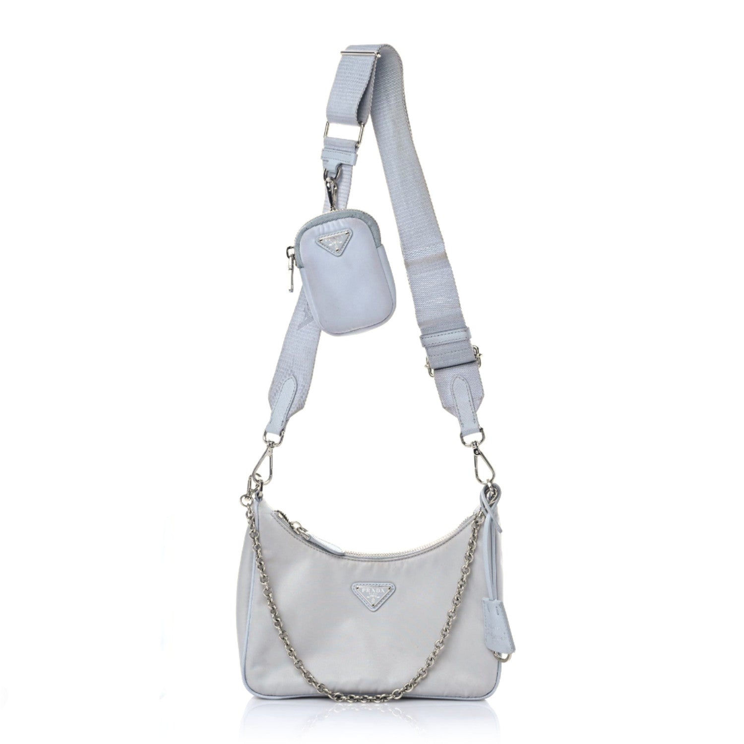 Prada Re-Nylon Saffiano Re-Edition 2005 Shoulder Bag Fiordaliso 1 of 19
