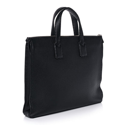 Fendi Cuoio Romano Selleria Tote Black 2 of 12
