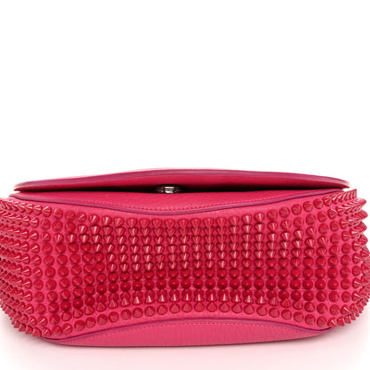 Christian Louboutin Calfskin Spikes Panettone Messenger Hot Pink 13 of 13