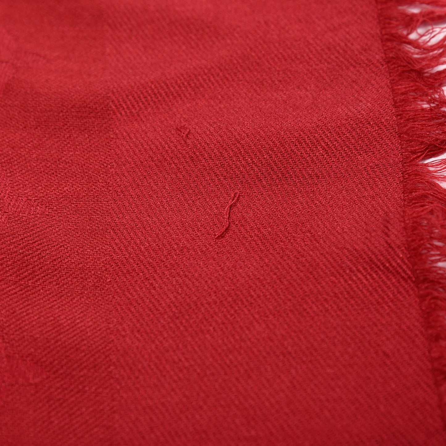 Silk Wool Monogram Shawl Pomme D'Amour