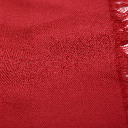 Louis Vuitton Silk Wool Monogram Shawl Pomme D'Amour 4 of 6