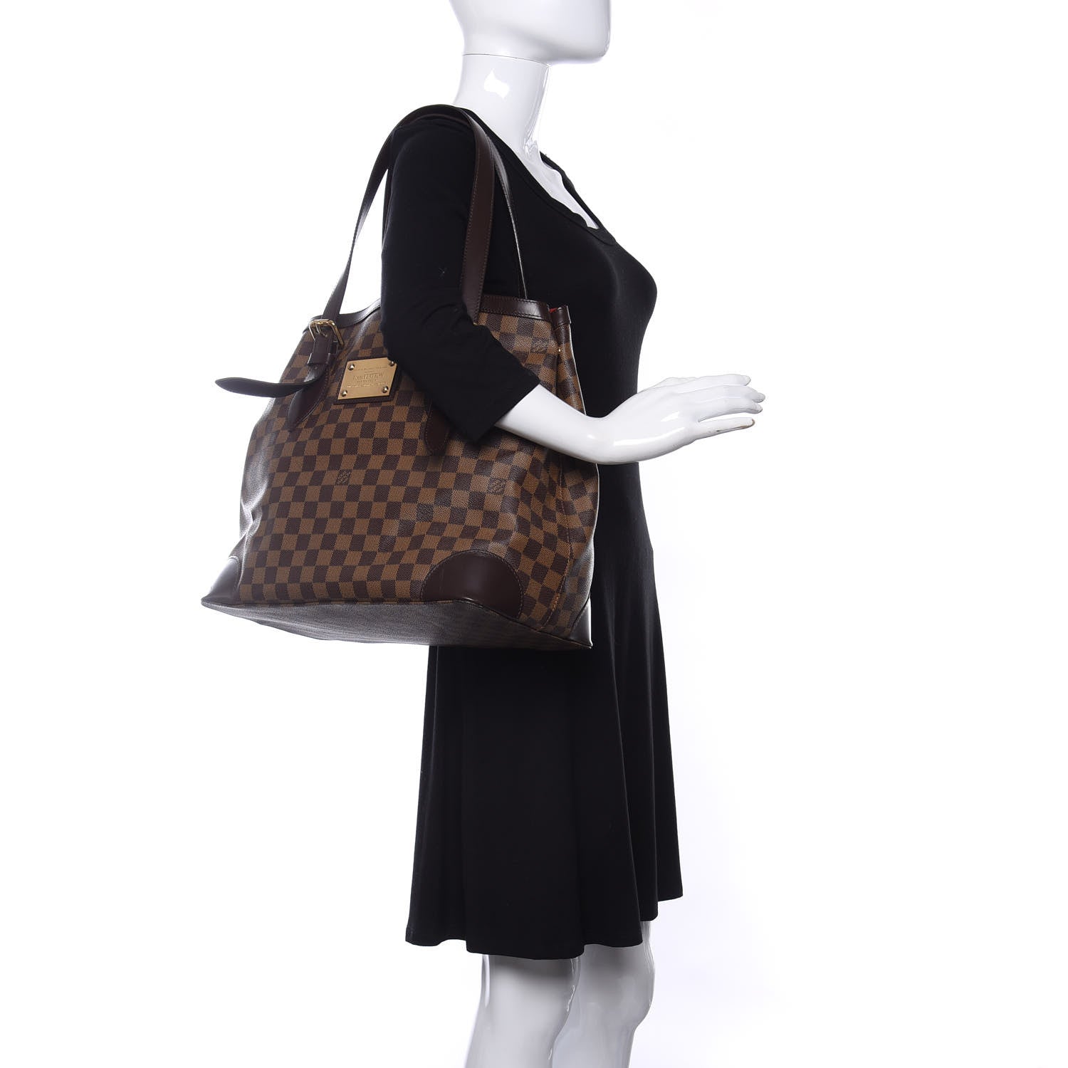 Louis Vuitton Damier Ebene Hampstead GM 2 of 9