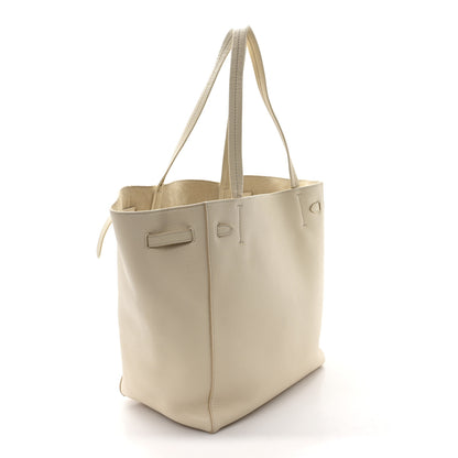 Celine Soft Grained Calfskin Small Belt Cabas Phantom Vanilla 3 of 10