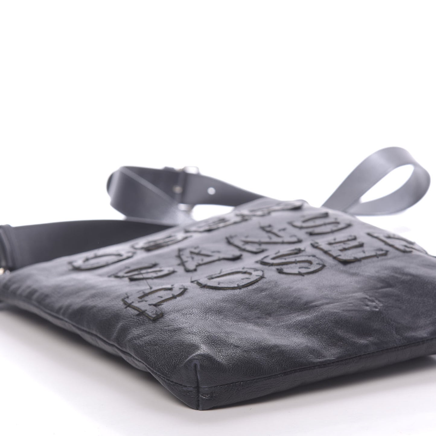 Calfskin Oser Sans Poser Messenger Dark Navy