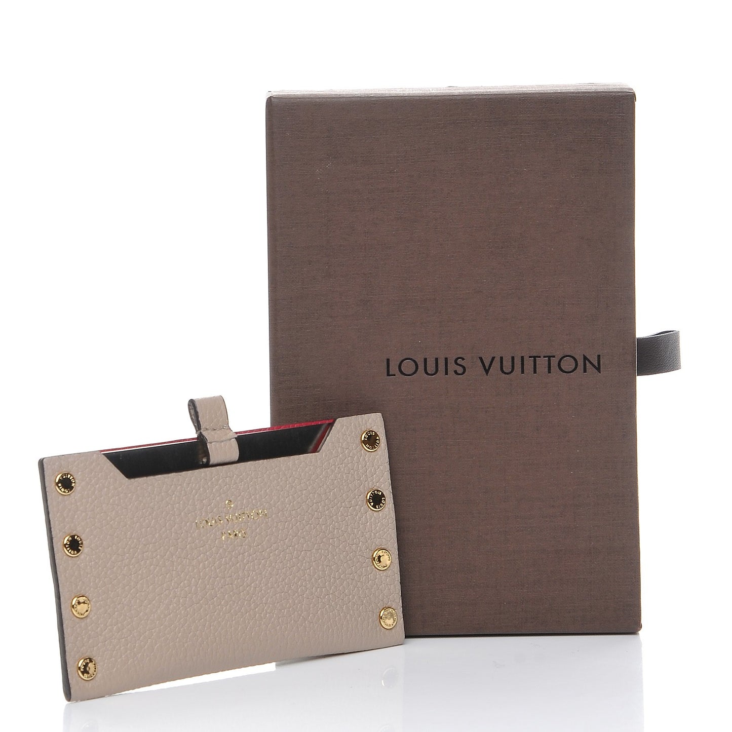 Cuir Rivets Mirror Case Galet