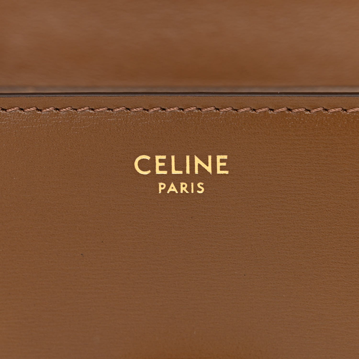 Celine Box Calfskin Teen Classic Box Flap Bag Camel 6 of 11