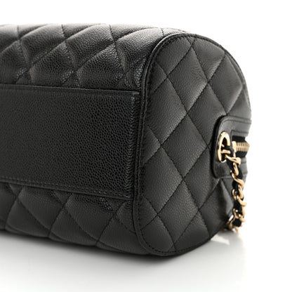 Chanel Caviar Quilted Classic Clutch With Chain Black 10 of 11