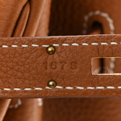 Hermes Togo Birkin 30 Gold 7 of 11
