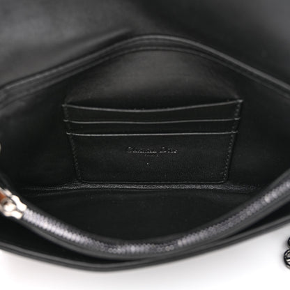 Christian Dior Calfskin Macrocannage Mini Caro Bag Black 5 of 11