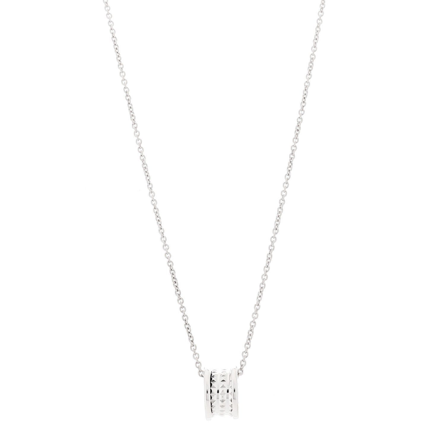 Bulgari Sterling Silver Save The Children Pendant Necklace 1 of 5