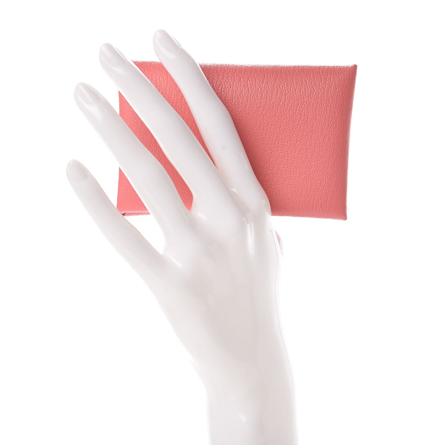 Chevre Mysore Calvi Card Case Rose Lipstick