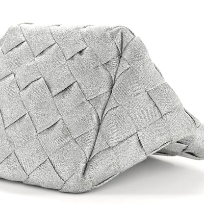 Bottega Veneta Webbing Maxi Intrecciato Mini Cassette Tote Silver 11 of 13