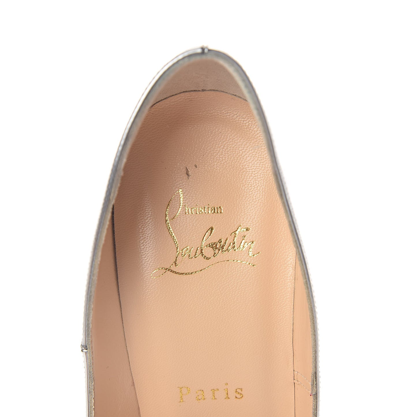 Metallic Calfskin So Kate 120 Pumps 37 Silver