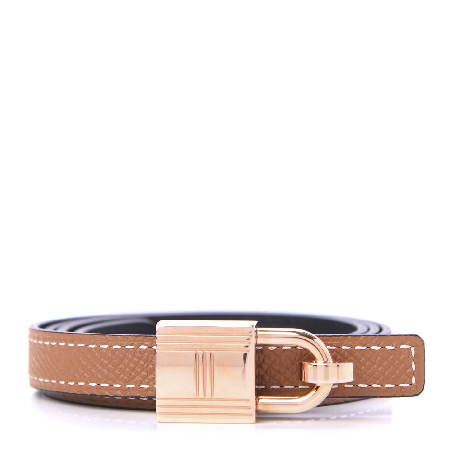 Epsom Swift 13mm Romance Belt 70 Gold Black