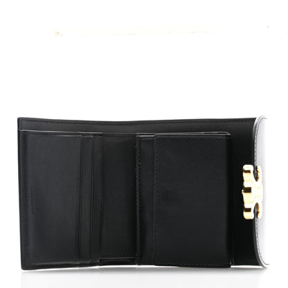 Celine Shiny Calfskin Small Triomphe Wallet Black 5 of 11