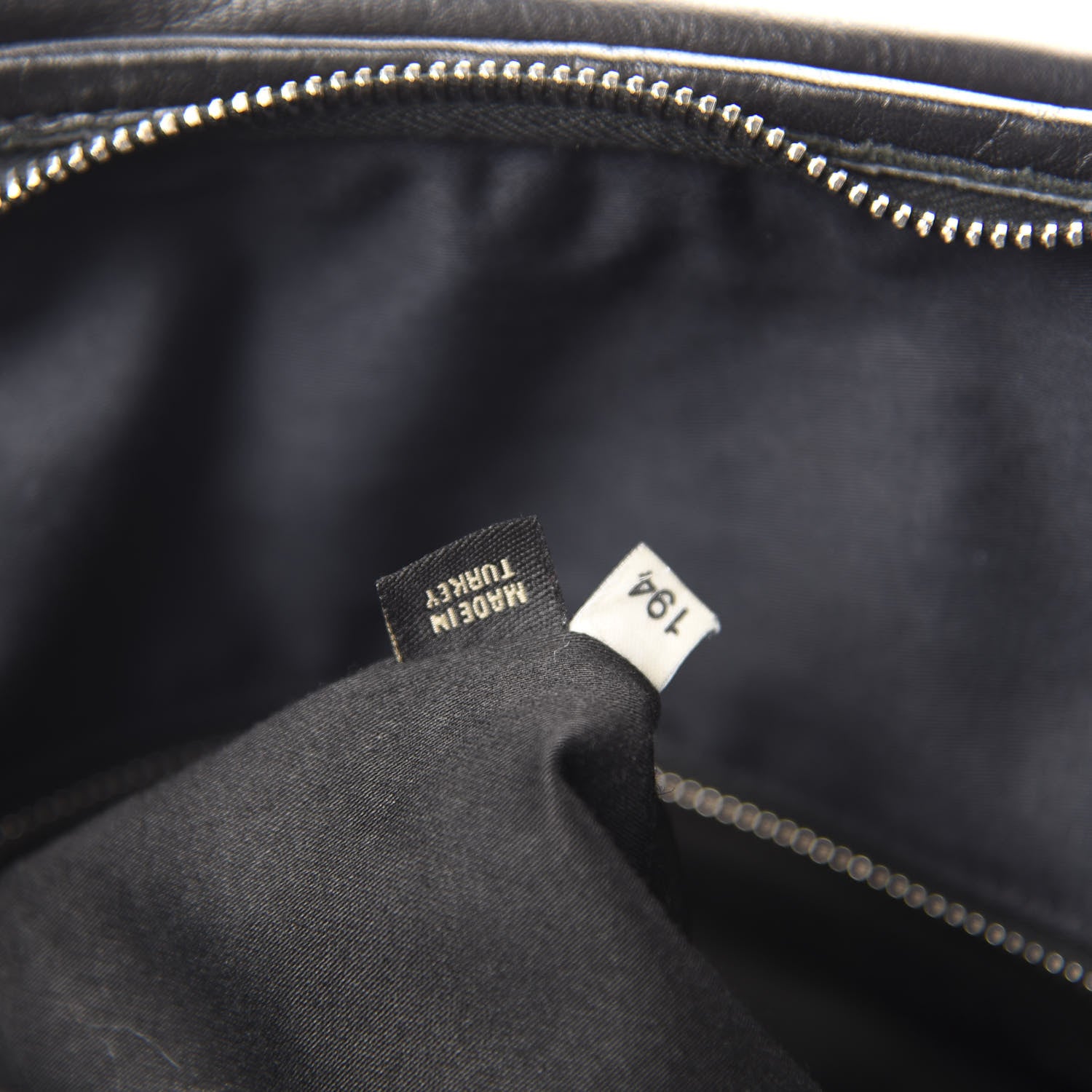 Miu Miu Nappa Plisse Zip Satchel Black 9 of 11