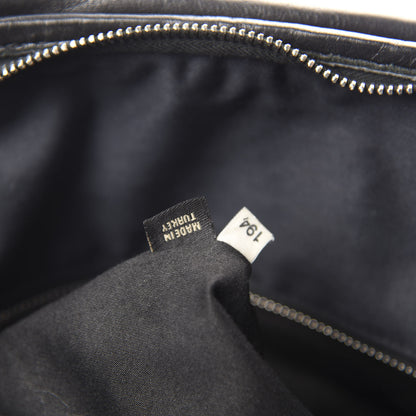 Miu Miu Nappa Plisse Zip Satchel Black 9 of 11