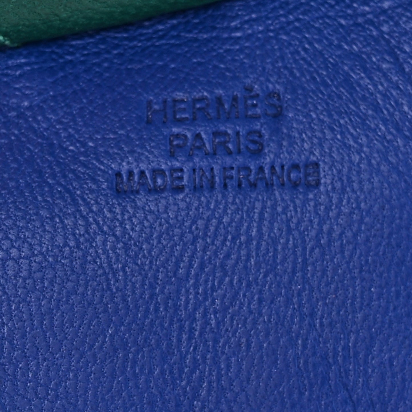 Milo Lambskin Grigri Rodeo Horse Bag Charm MM Bleu Electrique Lime Vert Fonce