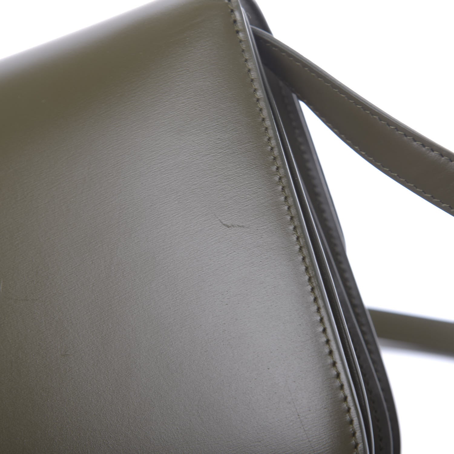 Celine Box Calfskin Classic Box Medium Flap Bag Army Green 20 of 21