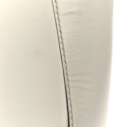 Prada Brushed Calfskin Cleo Adjustable Strap Shoulder Bag White 11 of 13