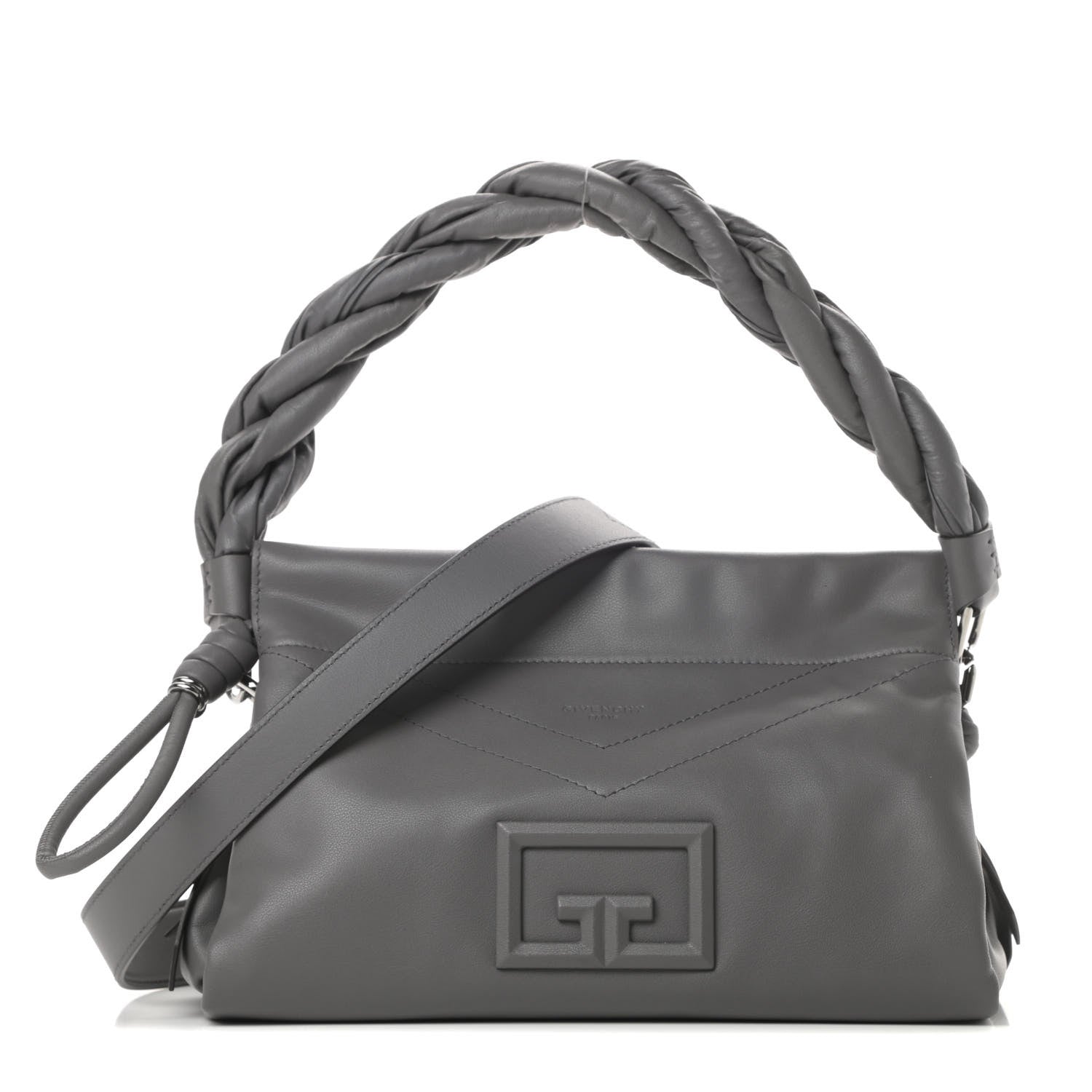 Givenchy Calfskin Medium ID93 Satchel Storm Grey 1 of 11
