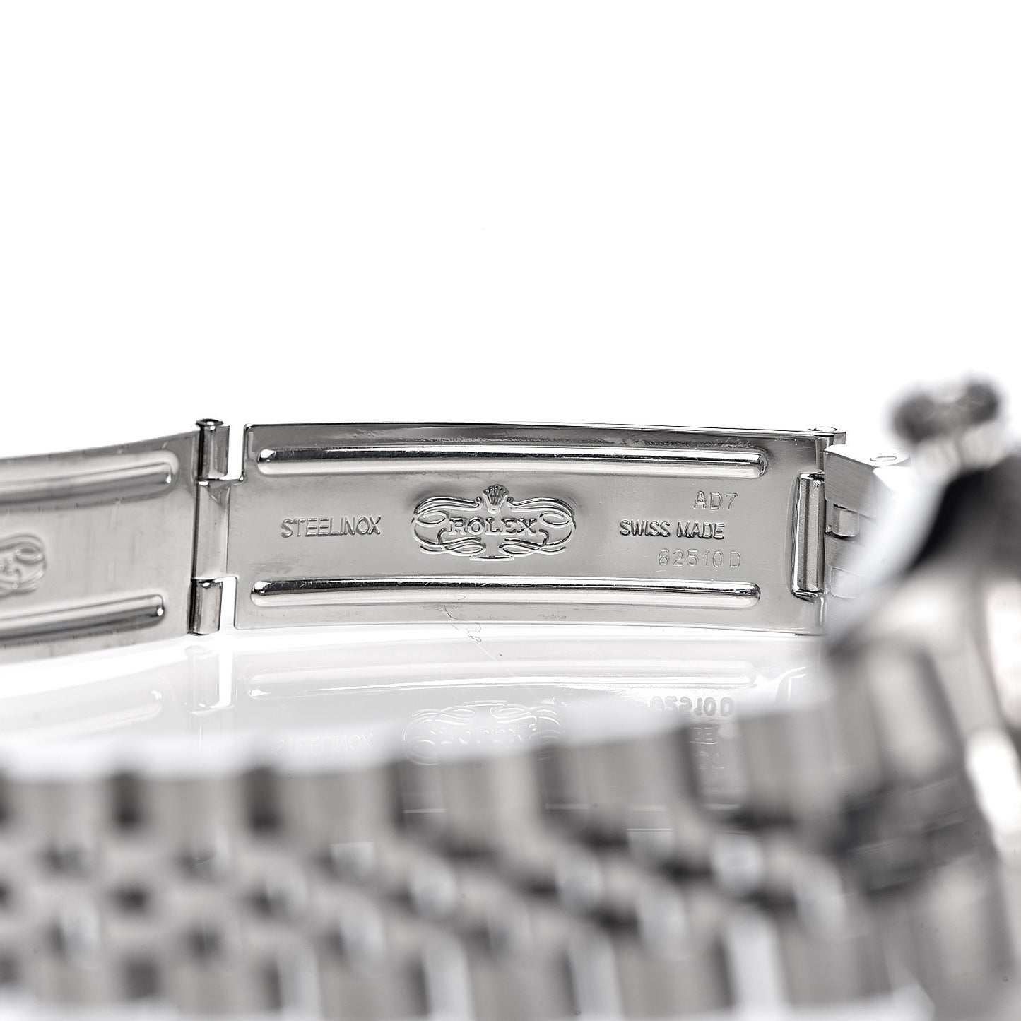 Stainless Steel 18K White Gold Diamond 26mm Oyster Perpetual Datejust Watch Silver Jubilee 79174