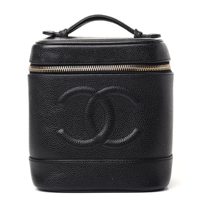 Chanel Caviar Vanity Cosmetic Case Black 1 of 6
