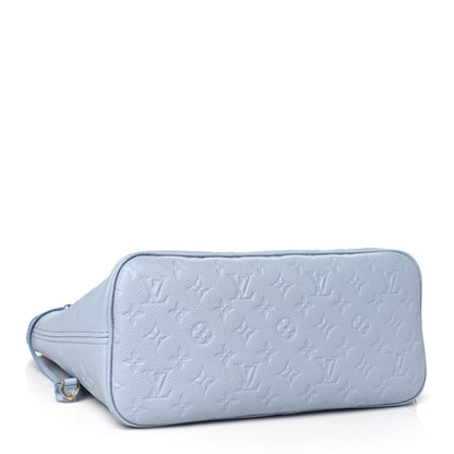 Louis Vuitton Empreinte Monogram Giant Neverfull MM Blue Hour 5 of 11